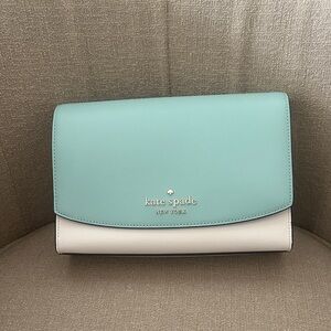 NWOt kate spade Blue and White Women's Bag with shoulder straps
